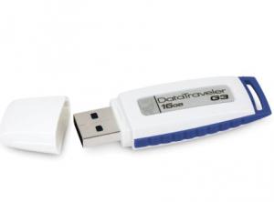 KINGSTON DTIG3/16GB MEMORY DRIVE FLASH USB2 16GB, white