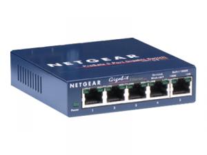 NETGEAR Switch Gigabit Ethernet 5 ports 10/100/1000 Mbps GS105GE