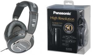 Panasonic RP-HTF600E-S silver hifi uzdaros ausins, Frequency Response (Hz)  10 - 27.000 , Cable, RPHTF600ES