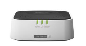 SYNOLOGY USB Station2, NAS for USB HDD, usb disko duomenu pateikimas (sharing), USB STATION 2